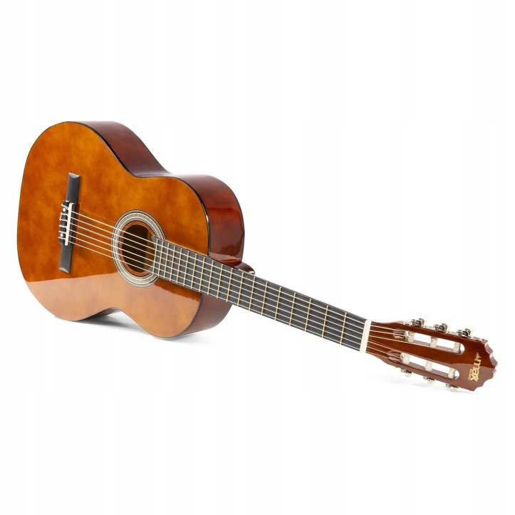 Zestaw Gitara Klasyczna MAX SOLOART + Statyw + pokrowiec i akcesoria