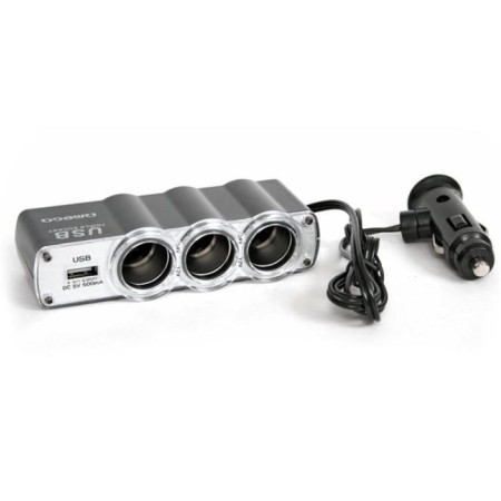 Rozgałęźnik zapalniczki na 3 gniazda + USB