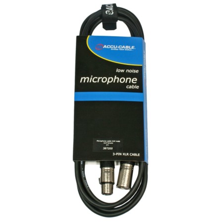 Kabel XLR M - XLR F 3m