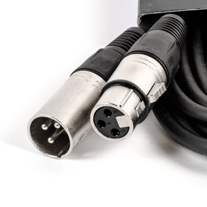 Kabel XLR M - XLR F 5m