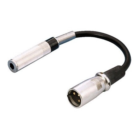Przejściówki Wtyk XLR męski na gniazdo 6.3mm mono