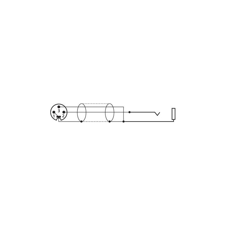 Przejściówki Wtyk XLR męski na gniazdo 6.3mm mono
