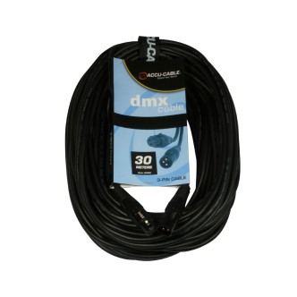 Kabel DMX XLR M - XLR F 30m