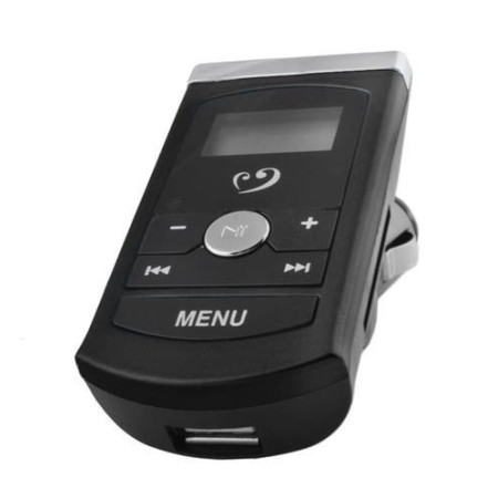 Transmiter FM LCD czarny MP3 USB SD