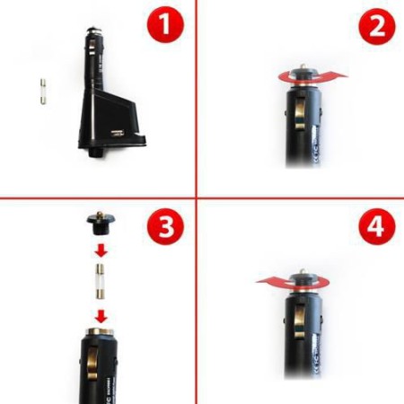 Transmiter FM MP3 USB SD AUX in Obrotowy