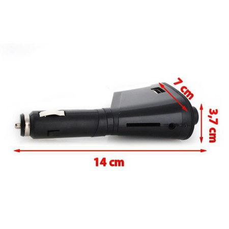 Transmiter FM MP3 USB SD AUX in Obrotowy