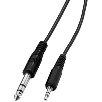 Kable połączeniowe audio 1 x wtyk 3.5mm stereo na 1 x wtyk 6.3mm stereo