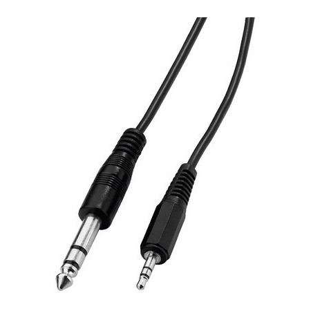 Kable połączeniowe audio 1 x wtyk 3.5mm stereo na 1 x wtyk 6.3mm stereo
