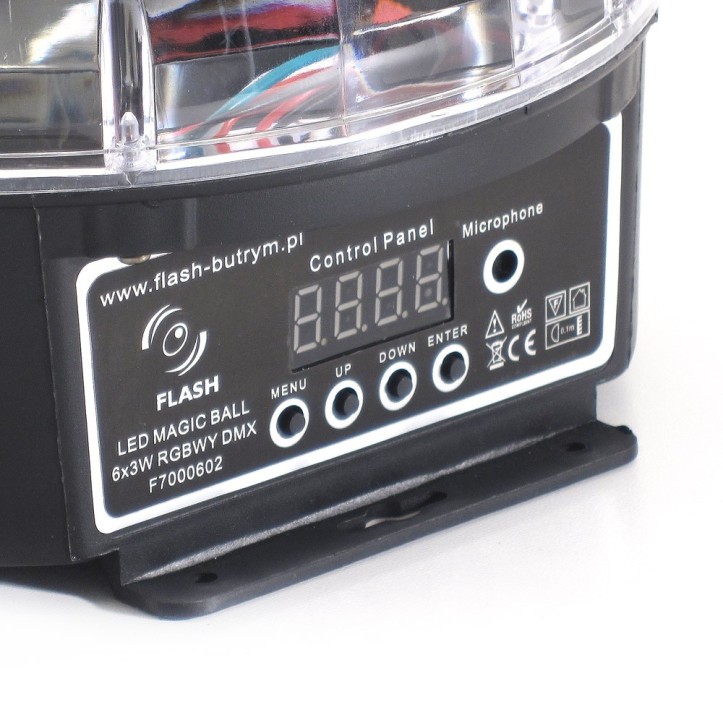 Kula LED DMX 6x3W Led Magic Ball