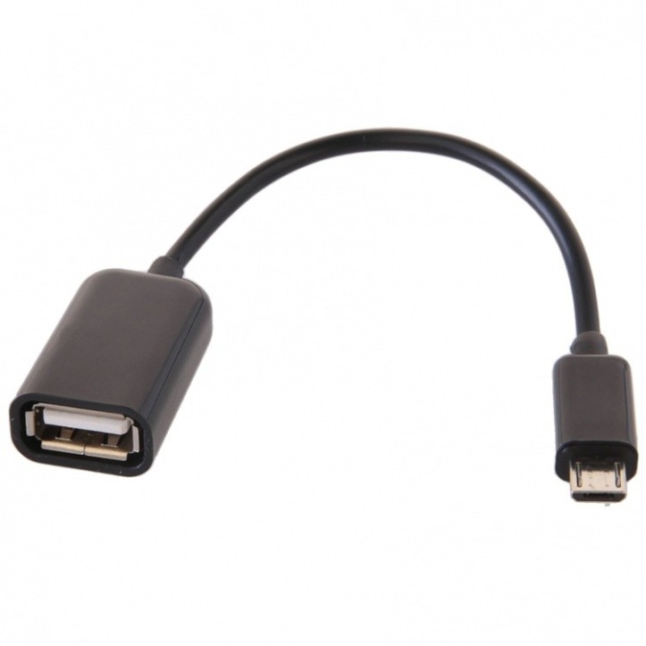 Przejściówka microUSB-USB OTG "GT" KABEL czarny
