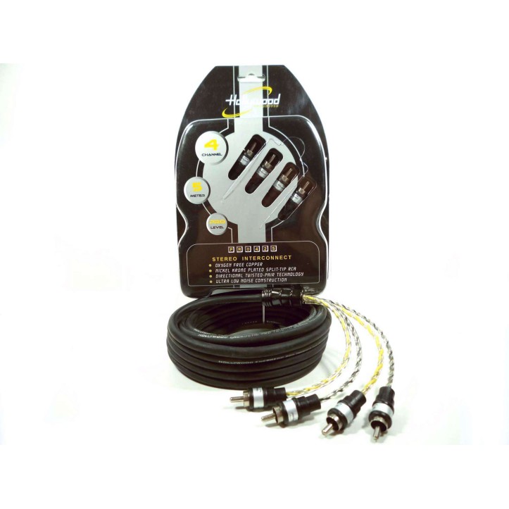 Hollywood PRO-425 - kabel sygnałowy audio 5m 4-Kanałowy