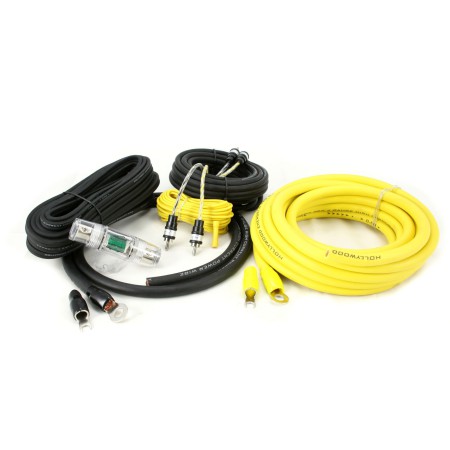 Hollywood PRO-24 - zestaw kabli OFC do samochodowego wzmacniacza