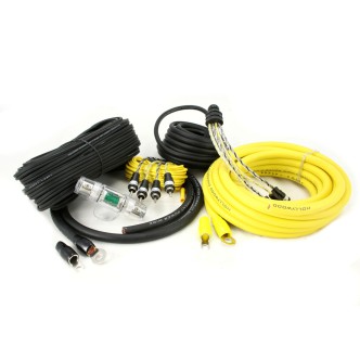 Hollywood PRO-44 - zestaw kabli OFC do samochodowego wzmacniacza