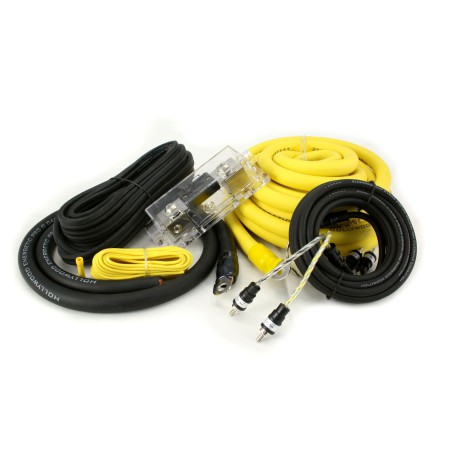 Hollywood PRO-20 - zestaw kabli OFC do samochodowego wzmacniacza