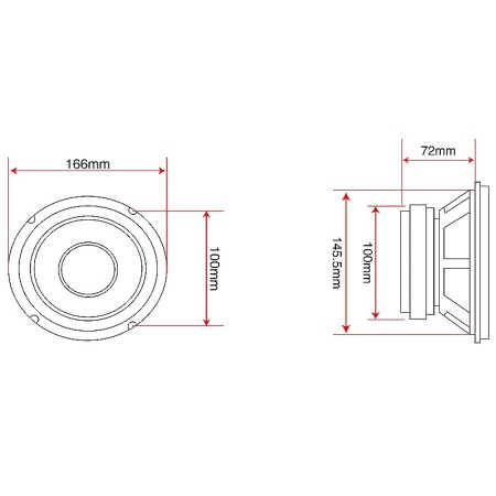 Głośnik BLOW A-165 4Ohm