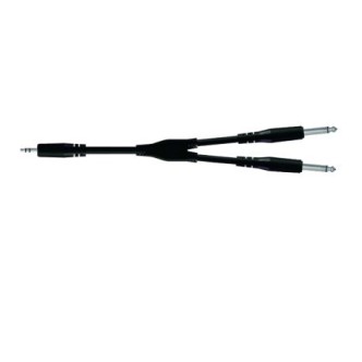 Proel BULK505LU18 Kabel stereo mini jack-2x mono jack 1,8m