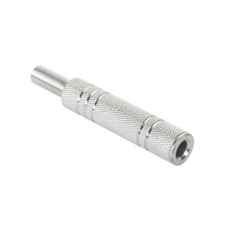 Gniazdo Jack 6,3mm stereo metal na kabel