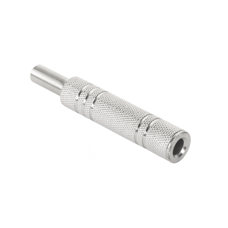 Gniazdo Jack 6,3mm stereo metal na kabel