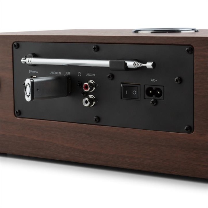 Auna Stanford Radio DAB CD DAB+ Bluetoth USB MP3 AUX UKF orzech