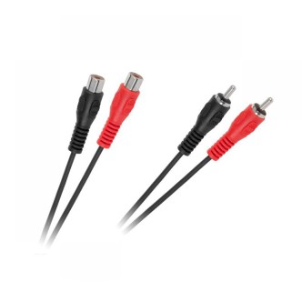 Kabel 2 RCA - 2 RCA Gniazdo 10m