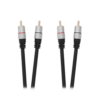 Kabel 2 RCA - 2 RCA 3m Silver Blow