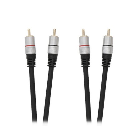 Kabel 2 RCA - 2 RCA 3m Silver Blow